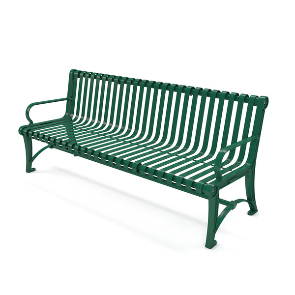 Frog Furnishings Green 6' Blair Bench PB 6GREBLAIR